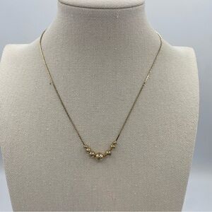 Elegant Gold Beaded Necklace